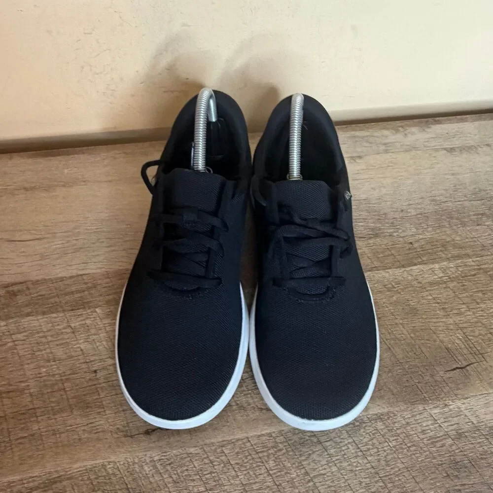black Kizik Madrid Eco-Knit hands-free sneakers unisex women’s 9.5 wide men’s 8W